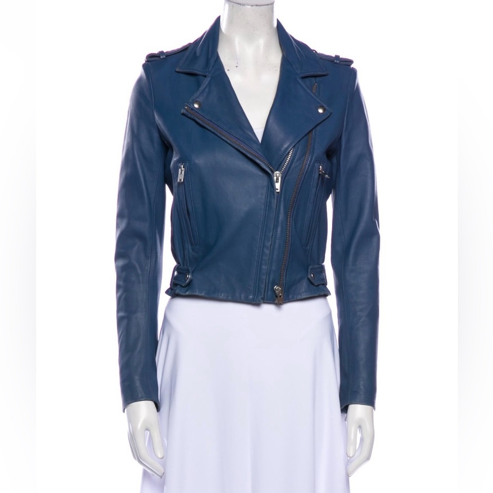 IRO 100% Lamb Leather Moto Jacket